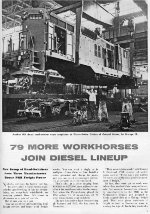 PRR "79 More Workhorses Join Diesel Lineup," Page 5, 1956